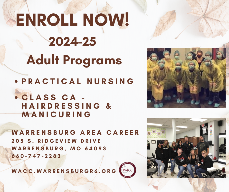 Enroll Now for 24-25 Adult Programs