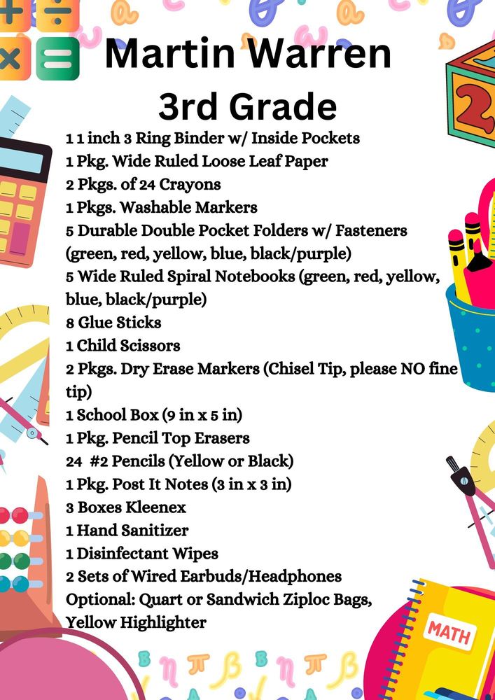 3rd Grade